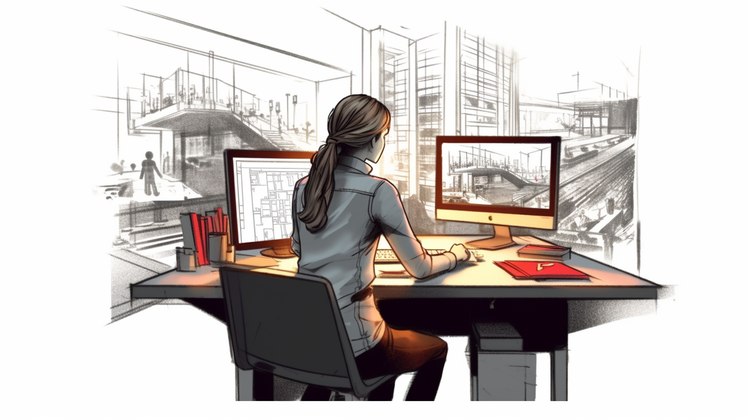 1456 x 816 female_architect_working_in_front_of_a_computer
