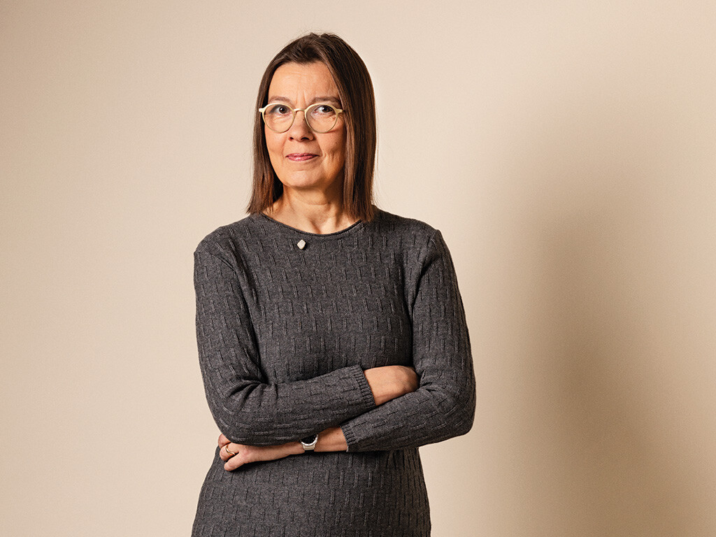 Porträtt av arkitekt Marianna Heikinheimo, TkT, expert på krävande restaureringsprojekt.