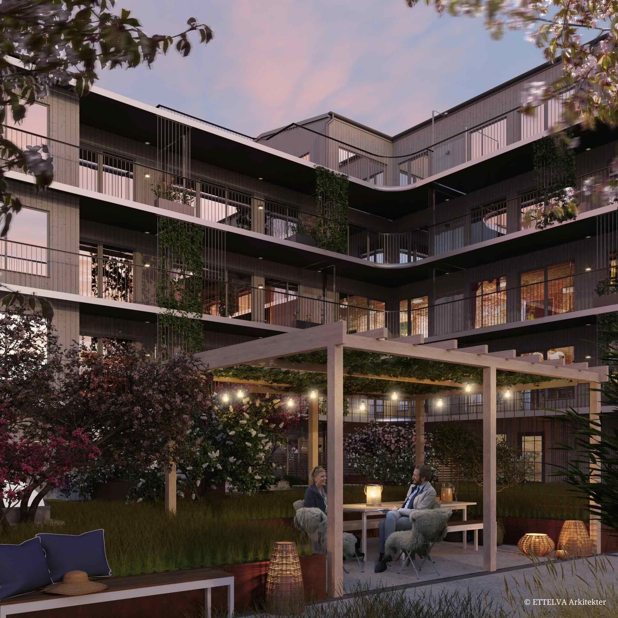 Enköpingin Norra hamnen, ETTELVA Arkitekterin hanke