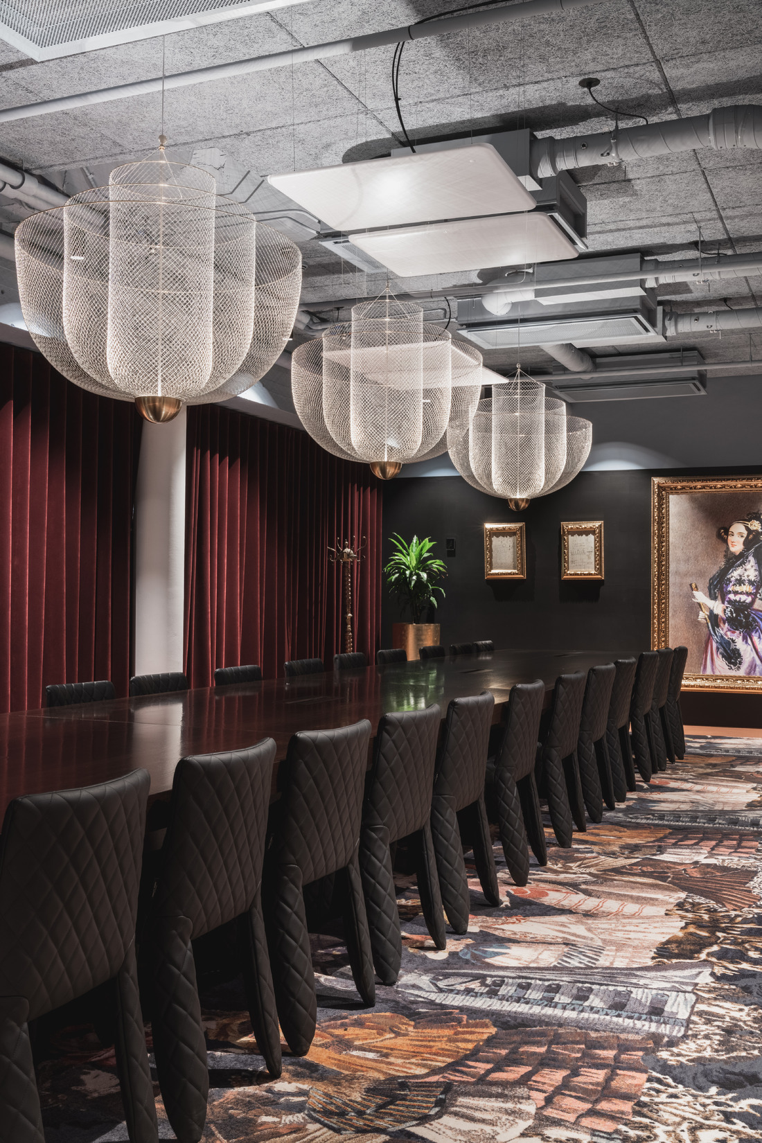 Interior of the Rebel venue, designed by Krohnark.