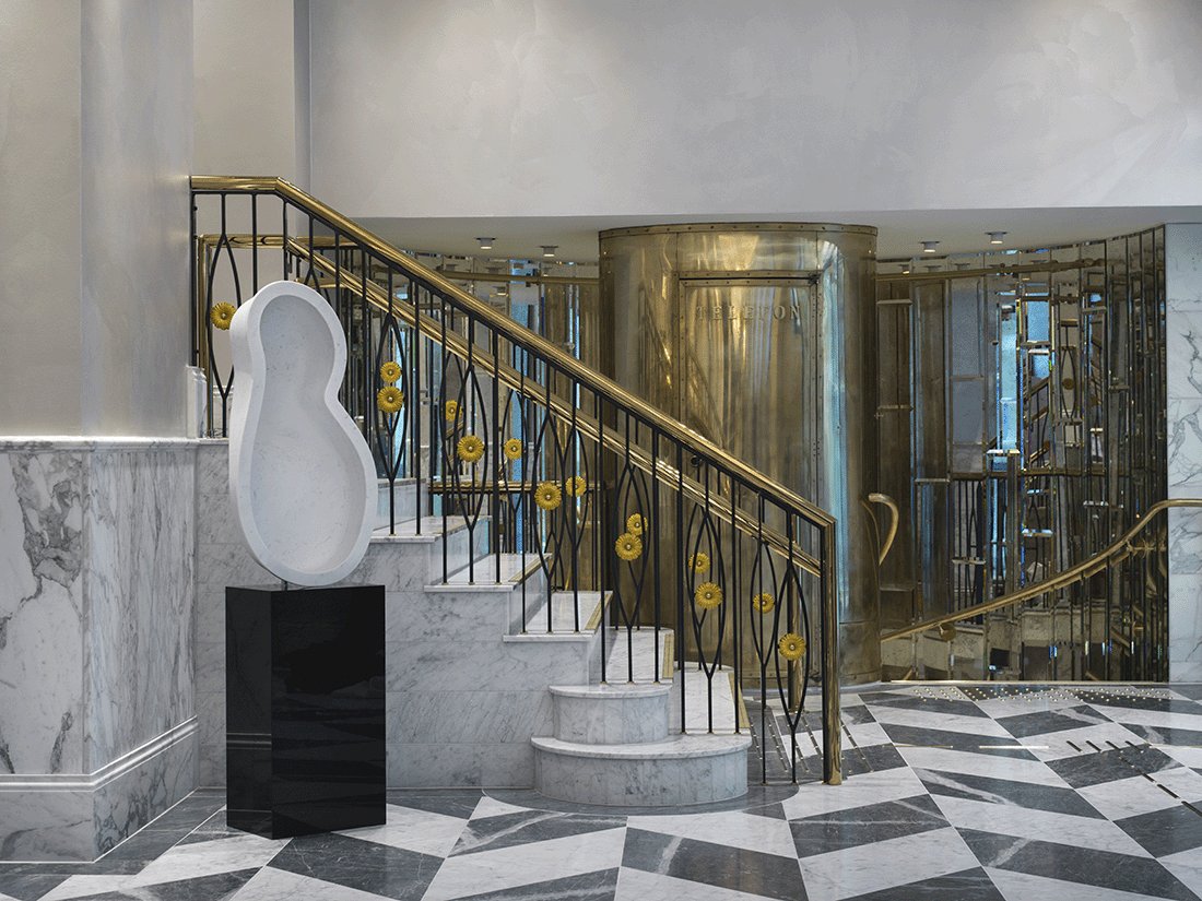 Reception at Britannia Hotel.