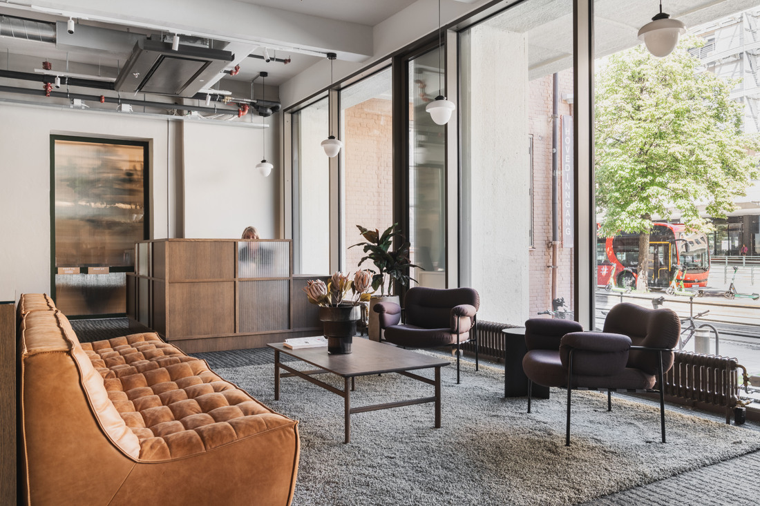 The Amedia offices interior.