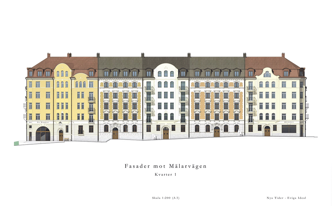 Upplands Väsby housing project by Freckéus Arkitekter.