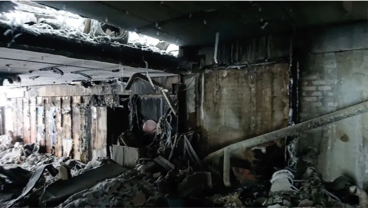 The fire caused enormous losses and left behind a sorrowful sight – but it could not destroy its creators’ dream and ambition.