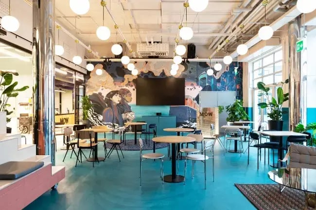 MOW Supernova co-working space designed by Mint & More Creative