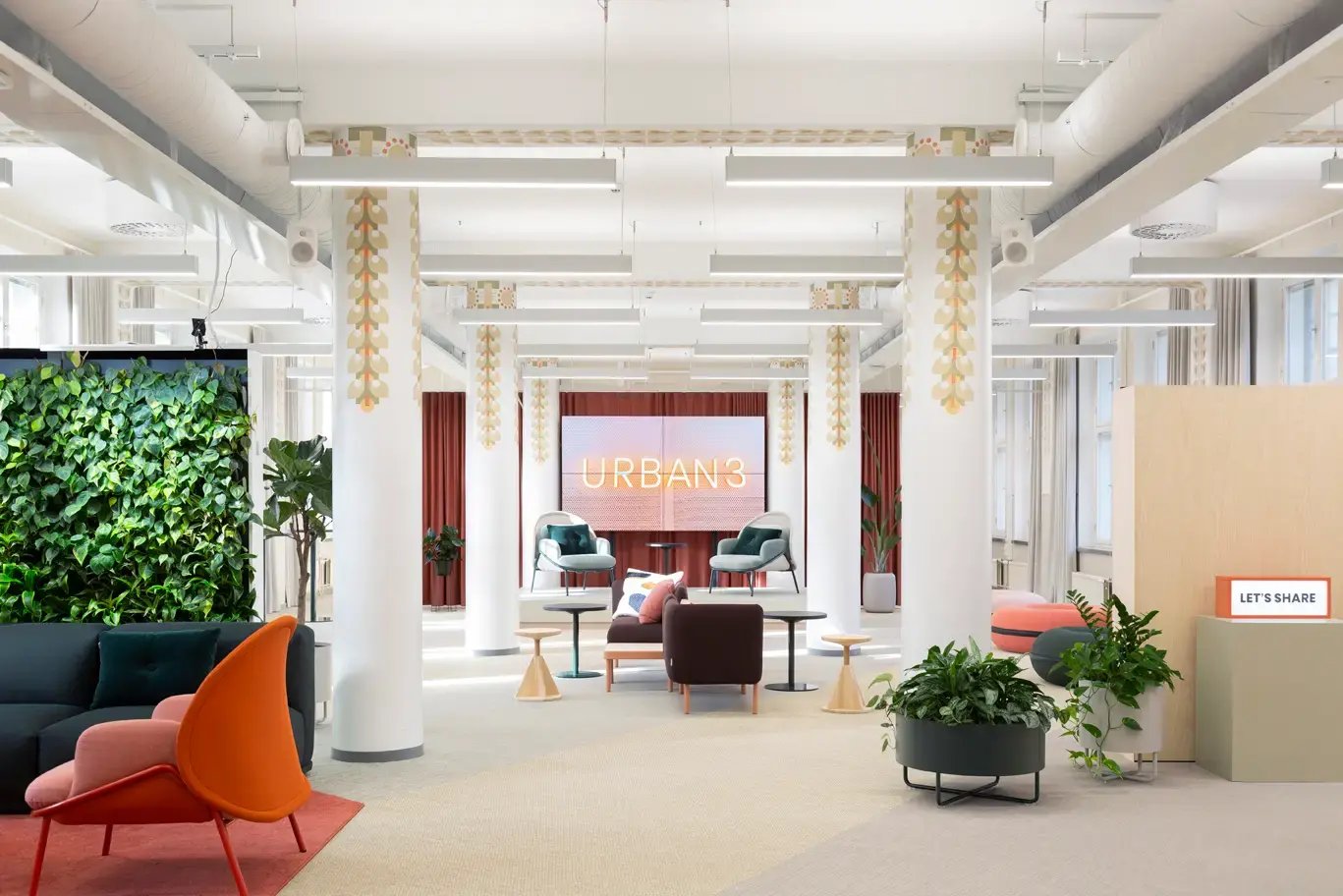 Urban3 co-working Space © Mint & More Creative Oy
