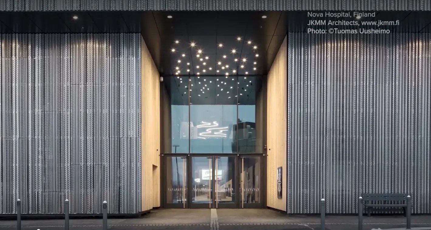 Nova Hospital JKMM entrance