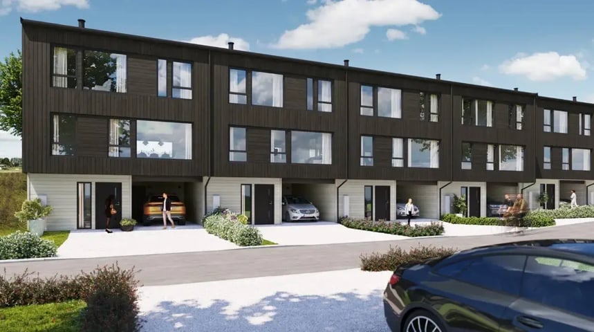 Bostadsprojektet Søreng av Øster Hus.