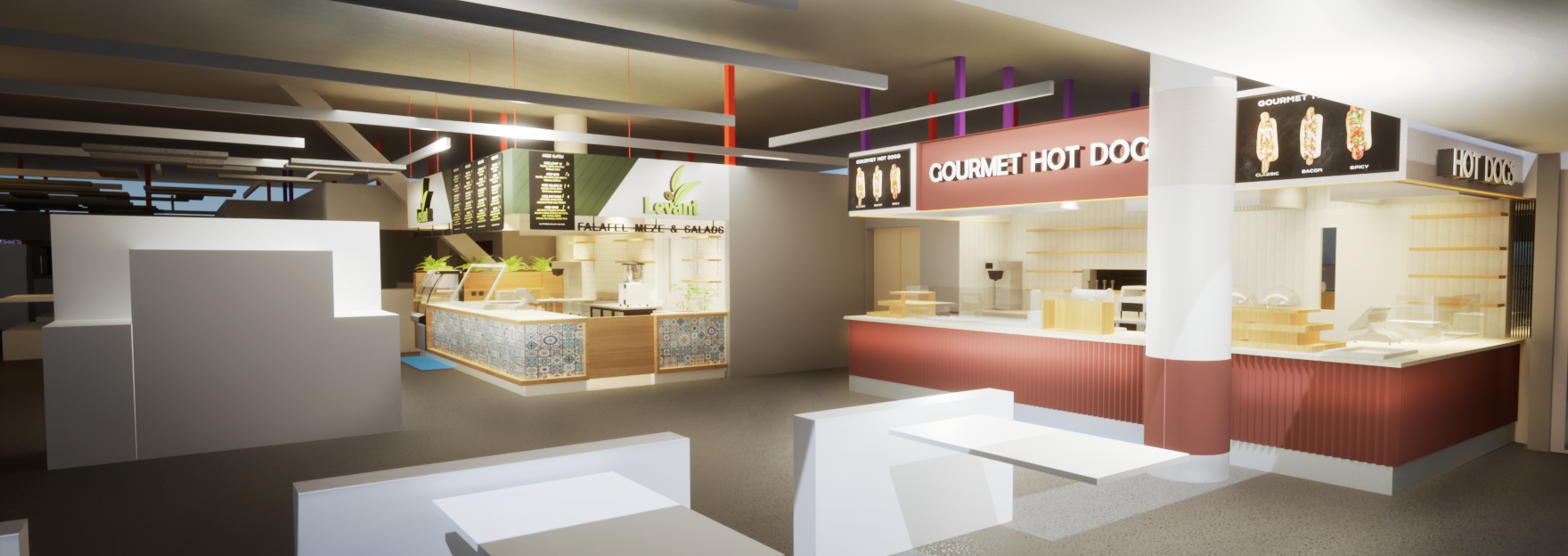 Finavia Food Hall_Levant & Richies Gourmet Hot Dogs