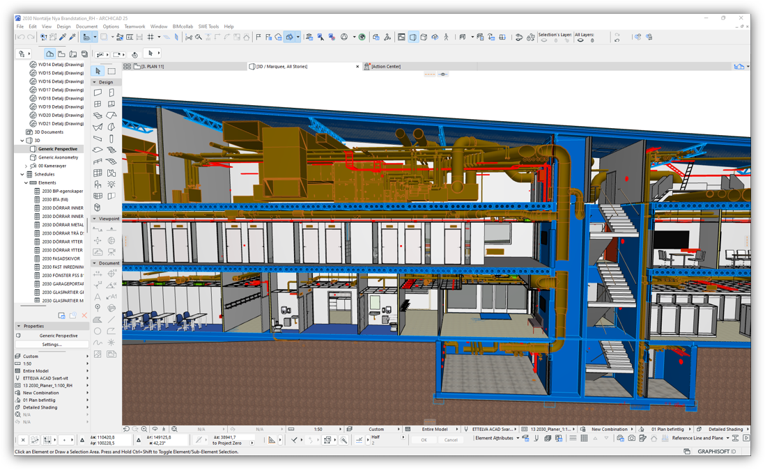 Norrtälje Nya Brandstation (NNB) ©Erik björnhage Ettelva Arkitekter