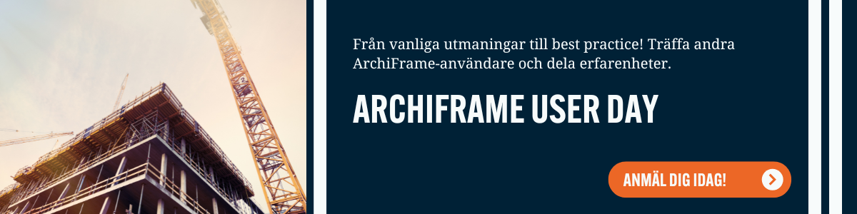 SE  CTA  ArchiFrame User Day