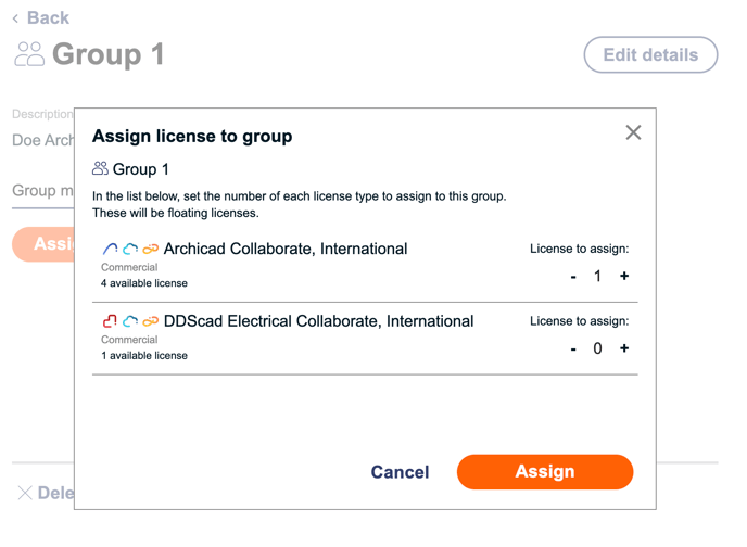 assignlicensetogroup