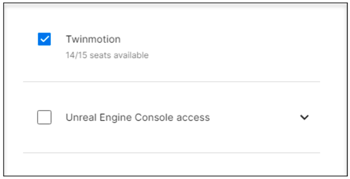 Twinmotion 14/15 seats available