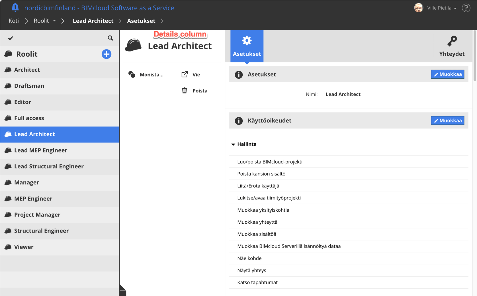 Groups and Roles in BIMcloud