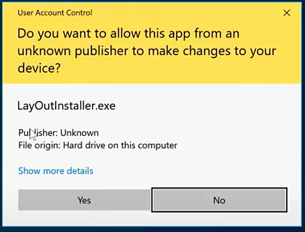 User account control