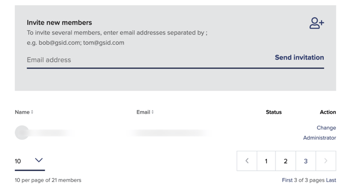Invite new members
