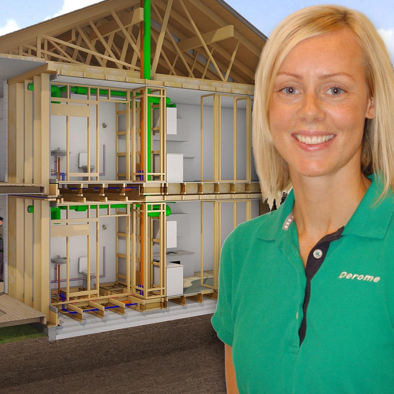 Jessica Lexén Derome Plusshus använder Archicad och Archiframe