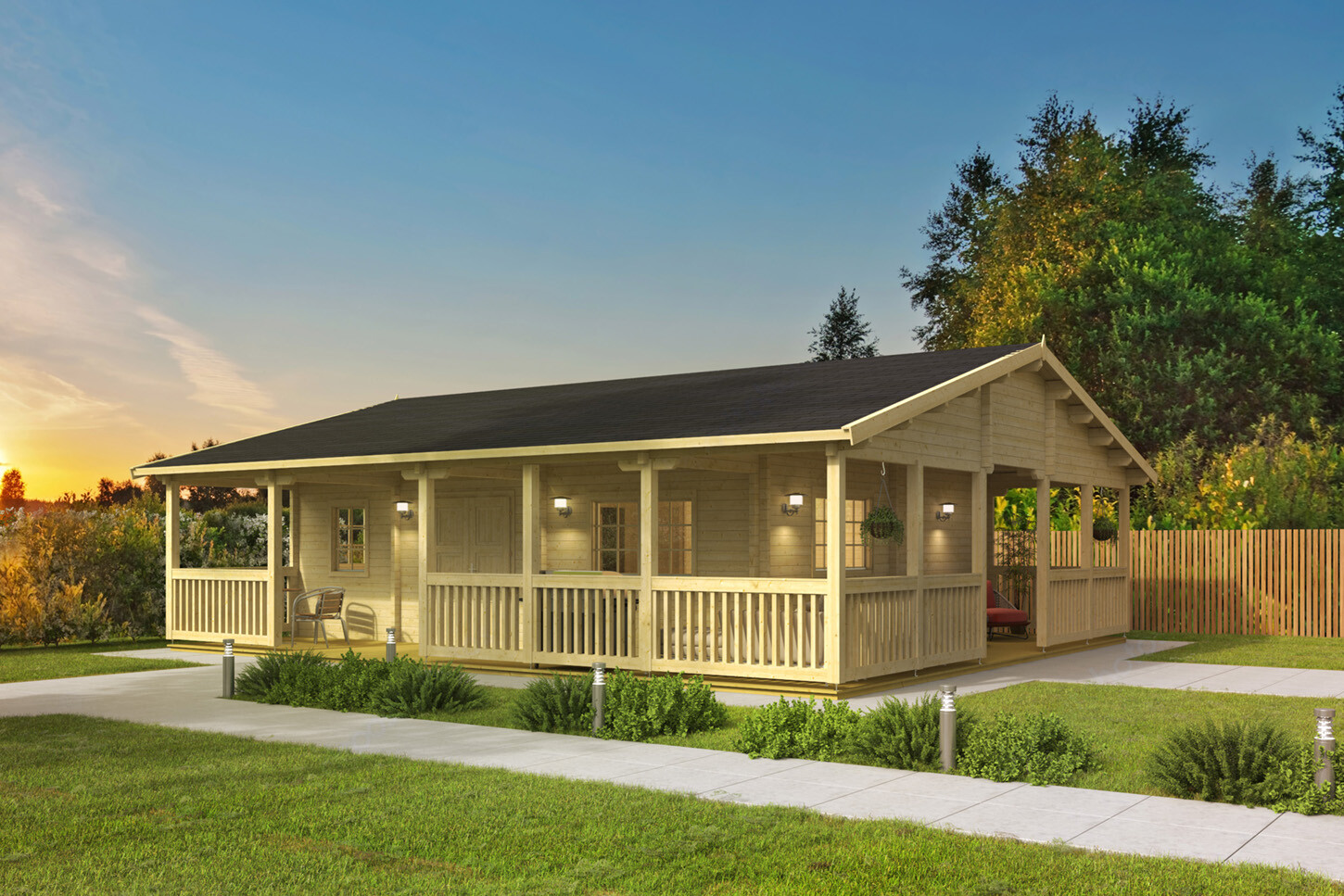 Log house model Riopas by Tene.