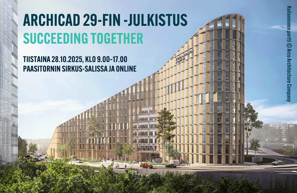 Archicad 29-FIN -julkistus - Succeeding Together
