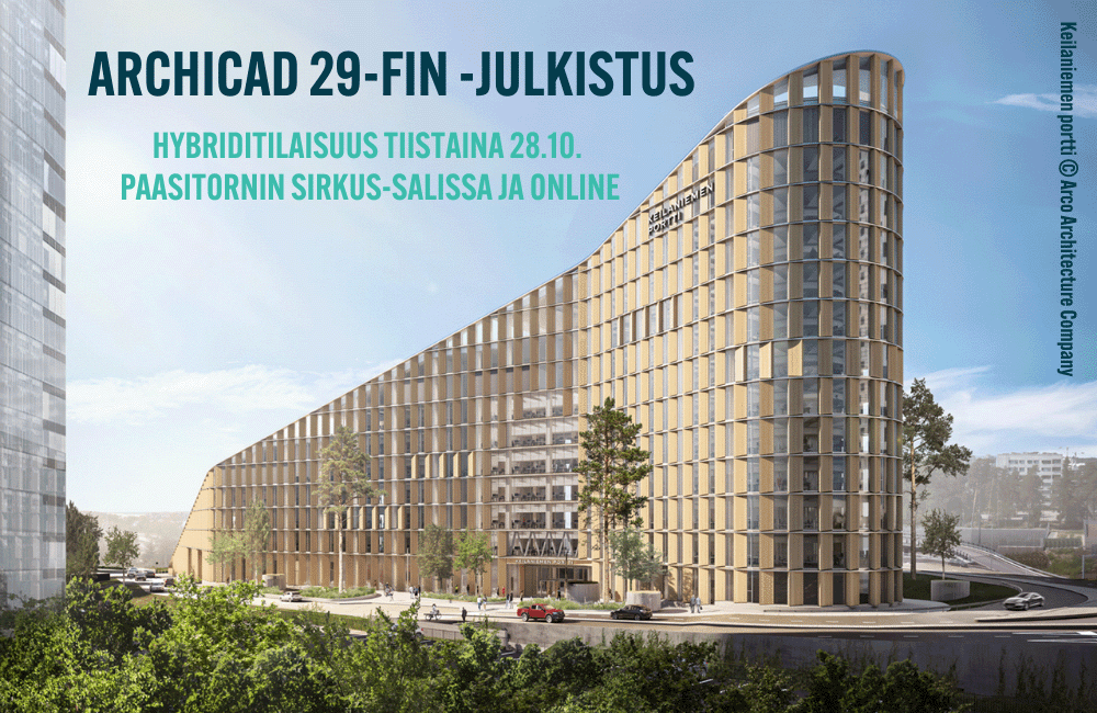 Archicad 29-FIN -julkistus Keilaniemen portti web 1