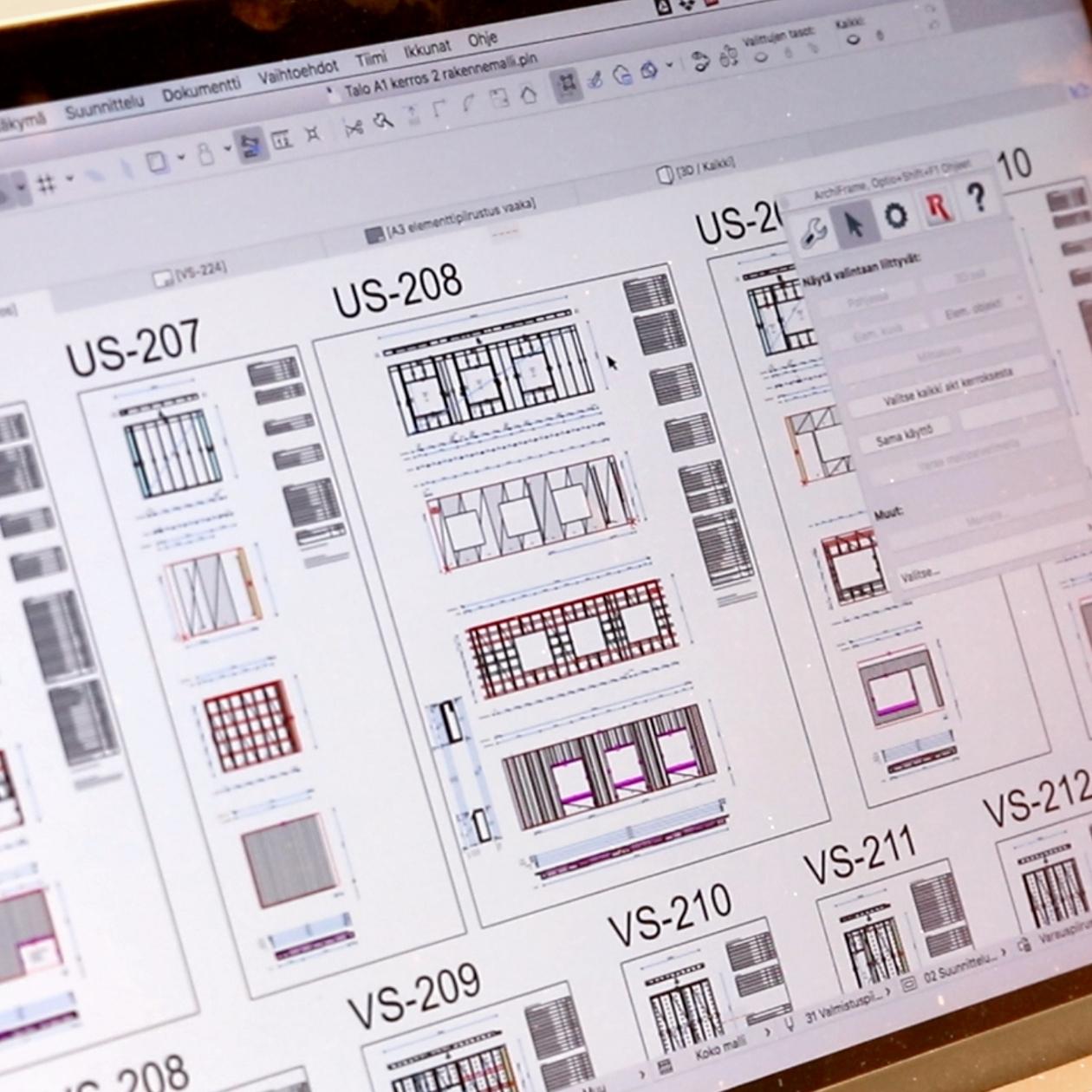 ArchiFrame element