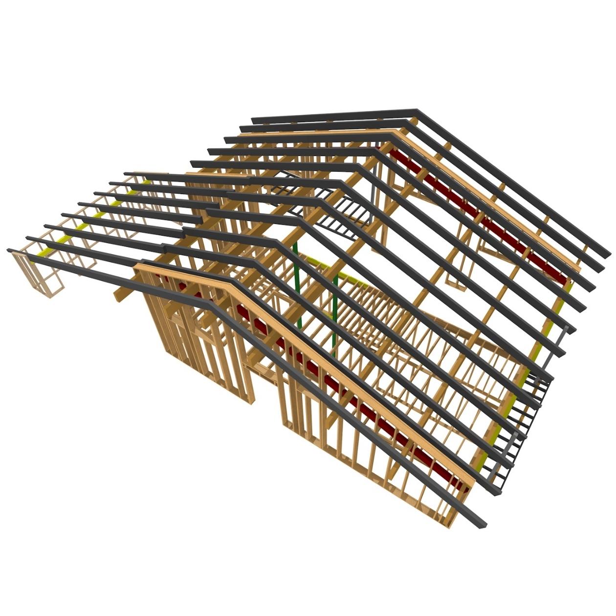 BimHouse ArchiFrame trämstomme