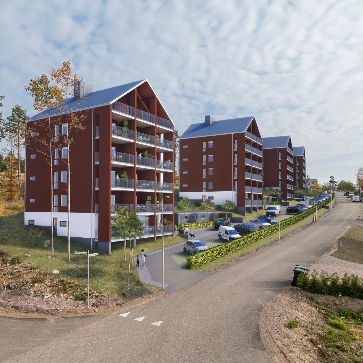 Pontus Möller arkitekter Twinmotion bostäder visualisering 1