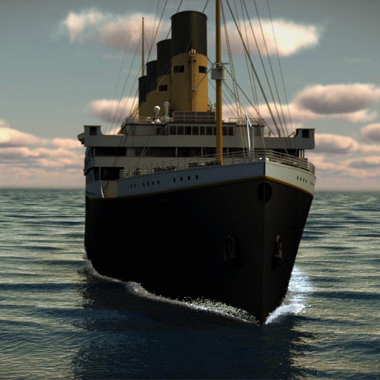 Tillberg Design Titanic fartyg skapat i Archicad