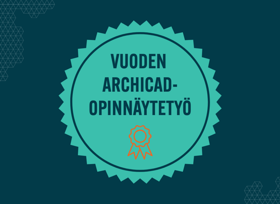 Vuoden Archicad-opinnäytetyö tapahtumasivulle